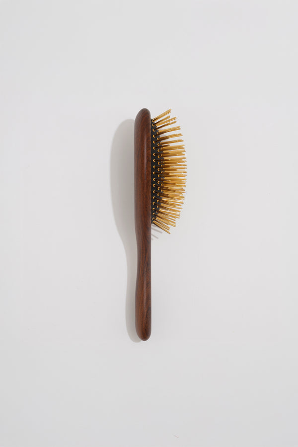 Teakwood Golden Hairbrush