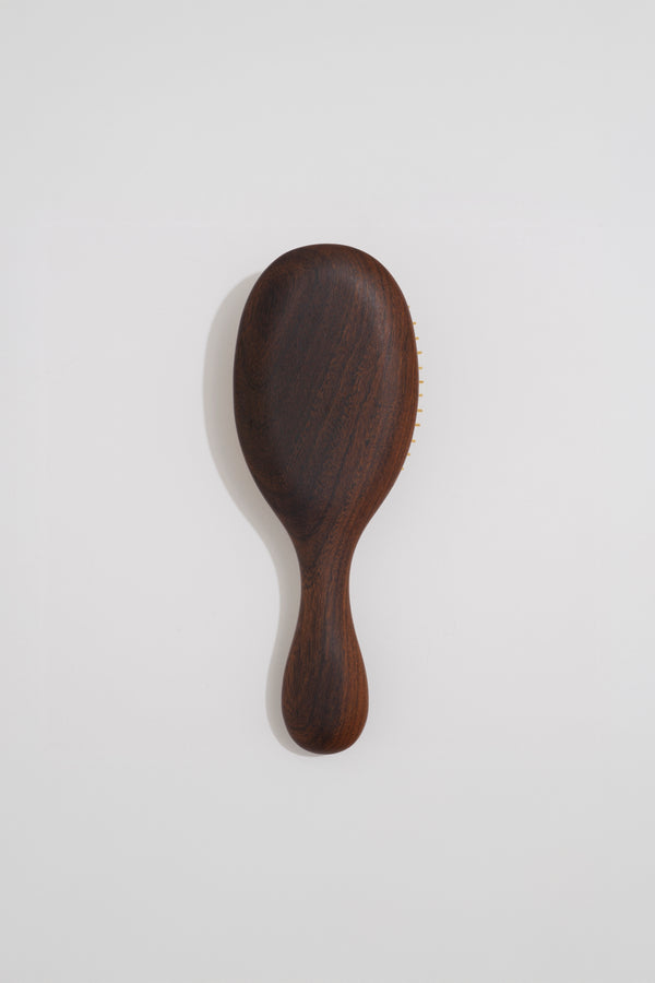 Teakwood Golden Hairbrush