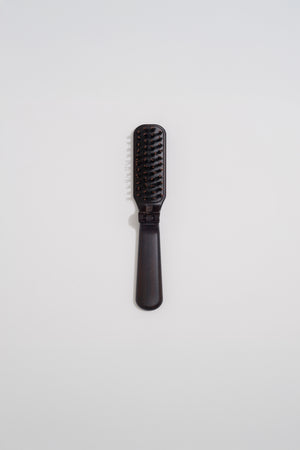 Folding Boar Bristle Hairbrush - Small