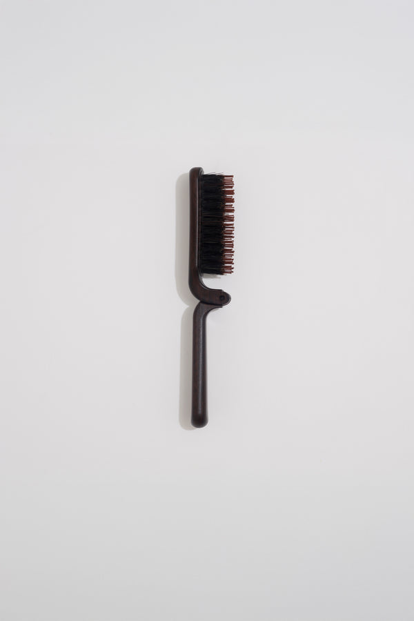 Folding Boar Bristle Hairbrush - Small