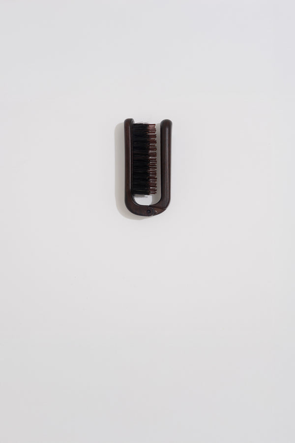 Folding Boar Bristle Hairbrush - Small