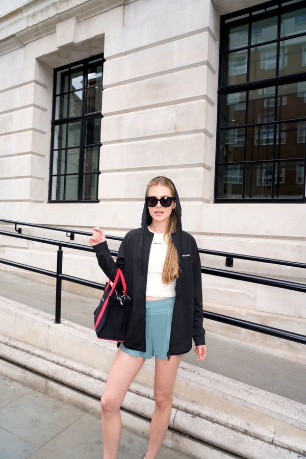 Mimi Zip Up Jacket - Black