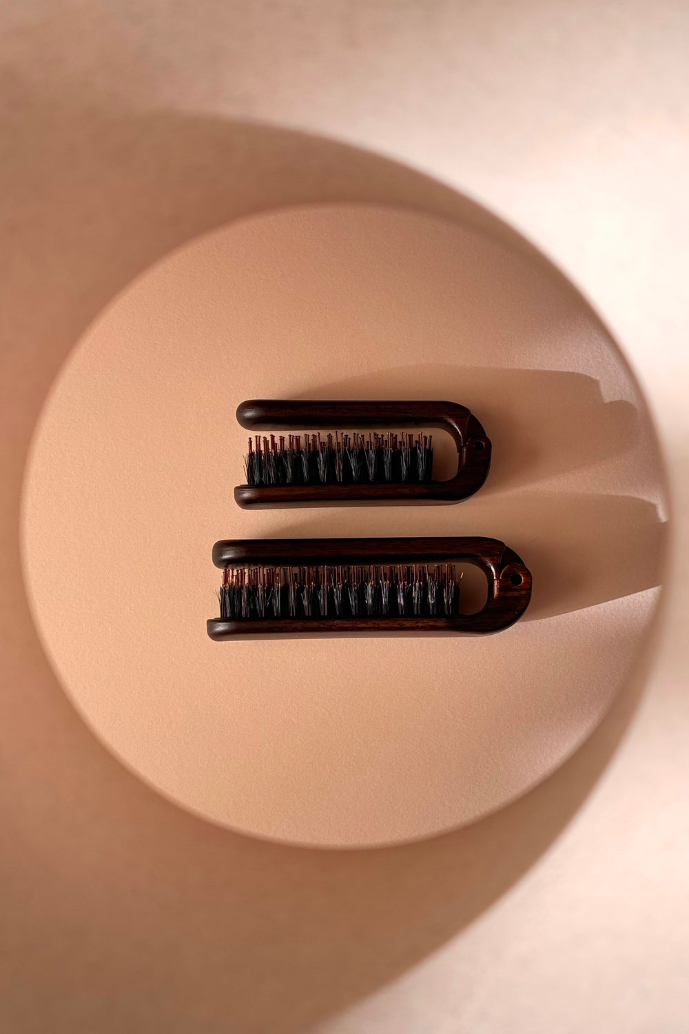 Folding Boar Bristle Hairbrush - Large