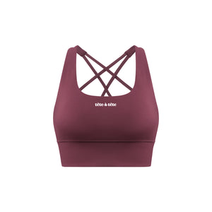 Kris Sports Bra - Grape Purple