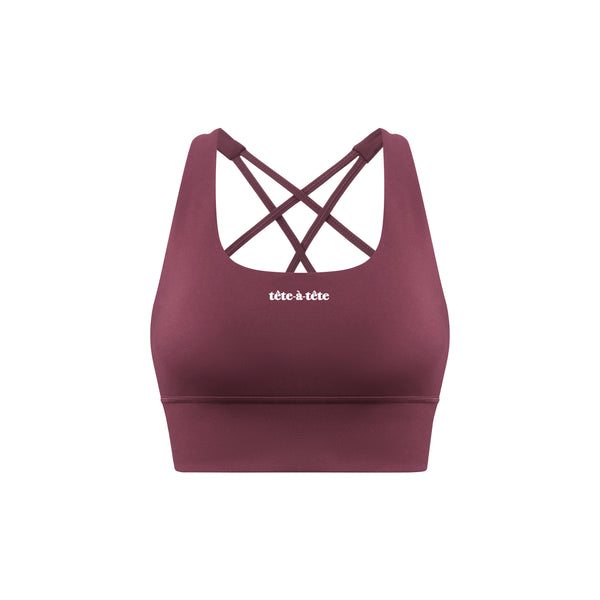 Kris Sports Bra - Grape Purple