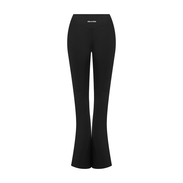 Mimi Flared Leggings - Black
