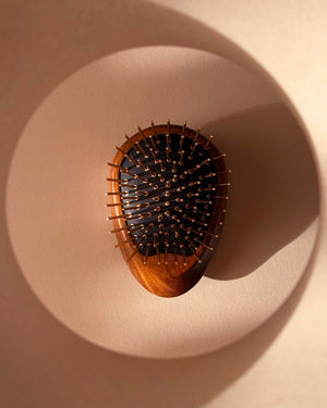 Teakwood Imperial Gold Hairbrush