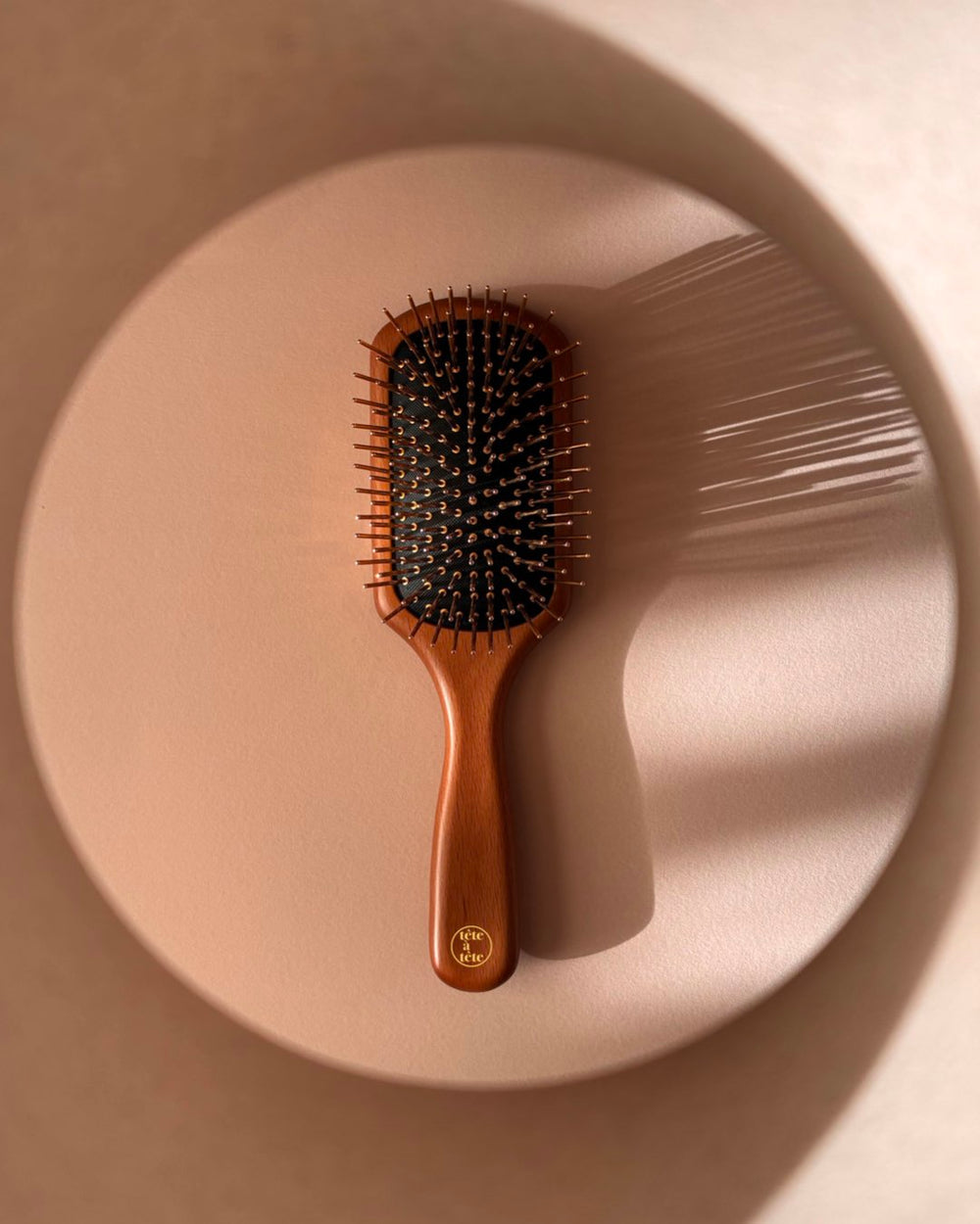 Beech Wood Golden Hairbrush - Large