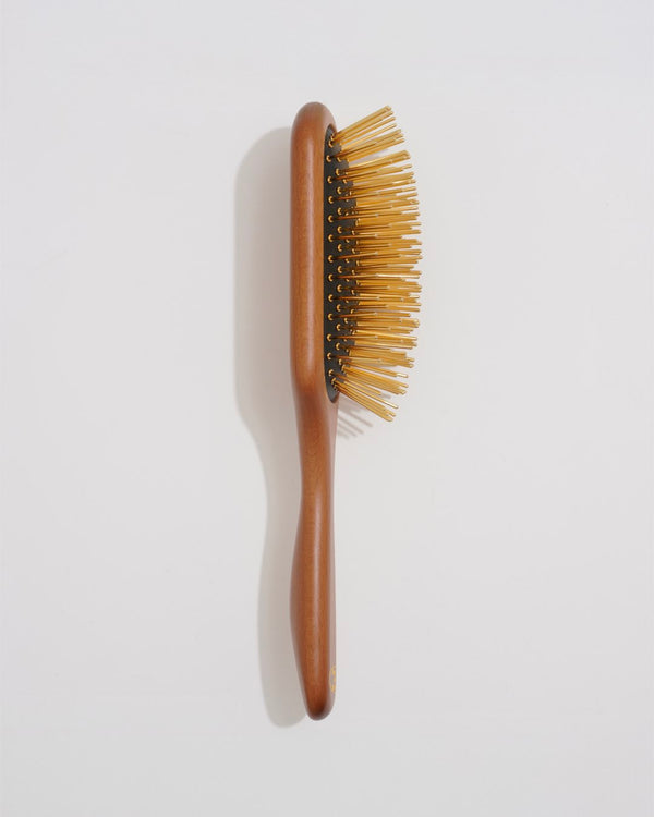 Teakwood Golden Hairbrush