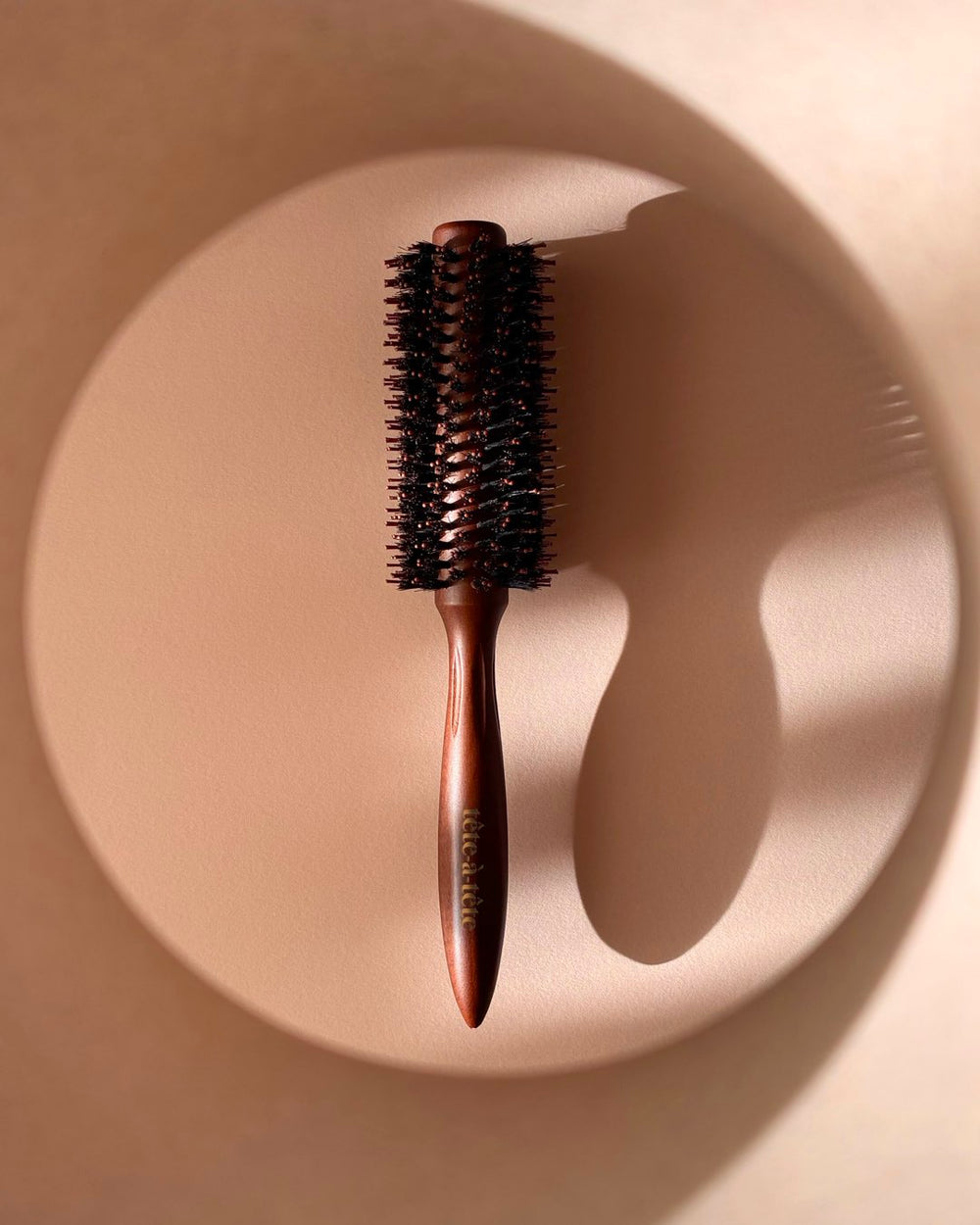 16-Row Boar Bristle Styling Hairbrush